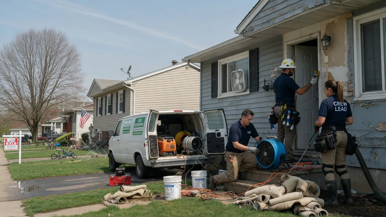 Flood Cleanup in Mclean, IL near me
